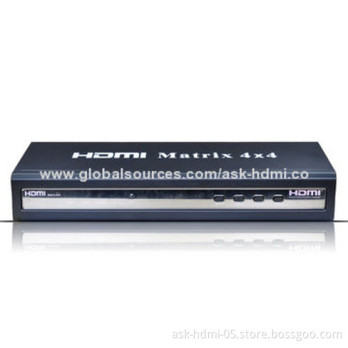 4x4 HDMI matrix switcher with RS232 control